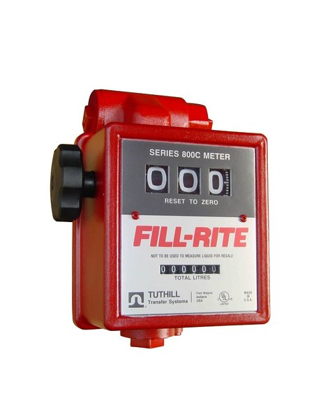 FILL-RITE Flow Meter Alat Ukur Arus Bensin 3 Digit 1" Tuthill Flow Meter Gasoline