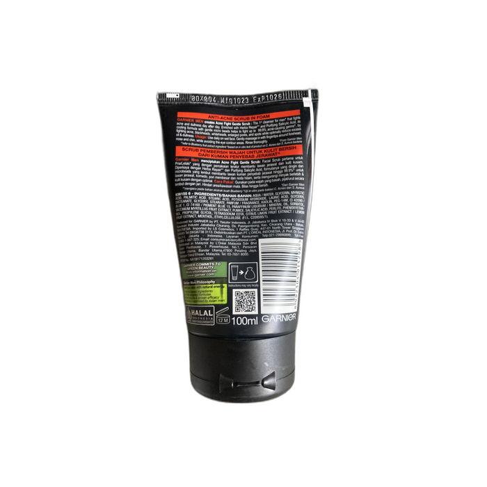 GARNIER Men Acno Fight 6in1 Scrub Foam 100ml image 2
