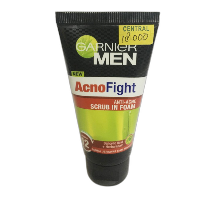 GARNIER Men Scrub Foam AcnoFight Anti-Acne 50ml