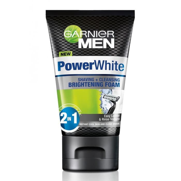 GARNIER Men Power White Shaving 2in1 Foam 50ml