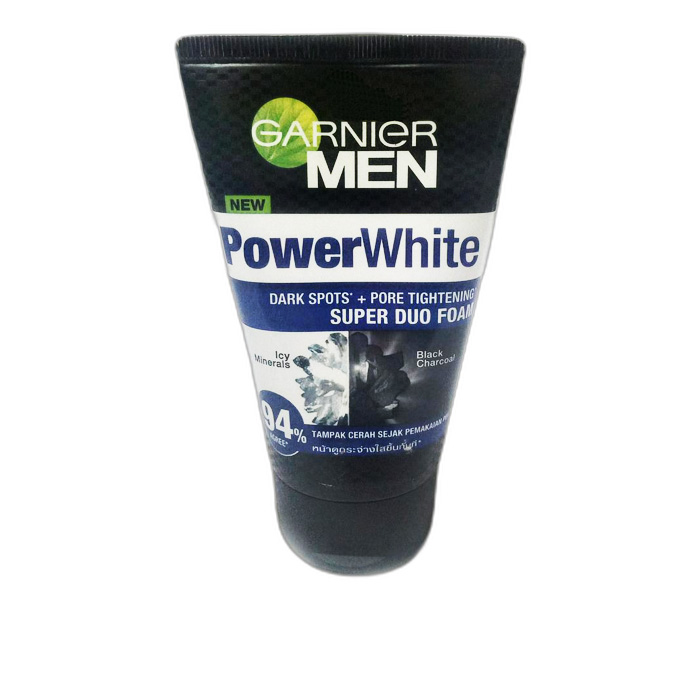 GARNIER Men Facial Foam Turbo Double White 100ml