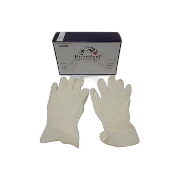 HANDSEAL Hand Glove Latex Uk S 100's
