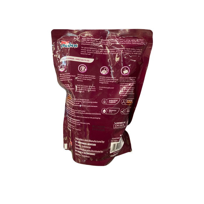 BAGUS Fresh 99 Sabun Cuci Piring Mix Berry Dish Soap Mix Berry Refill W-20735 image 2