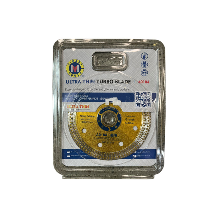 C-MART Mata Gerinda 105 x 1.0 x 20 mm Diamond Cutting wheel Ultra Thin Turbo 105x1.0x20mm C-MART CA0184
