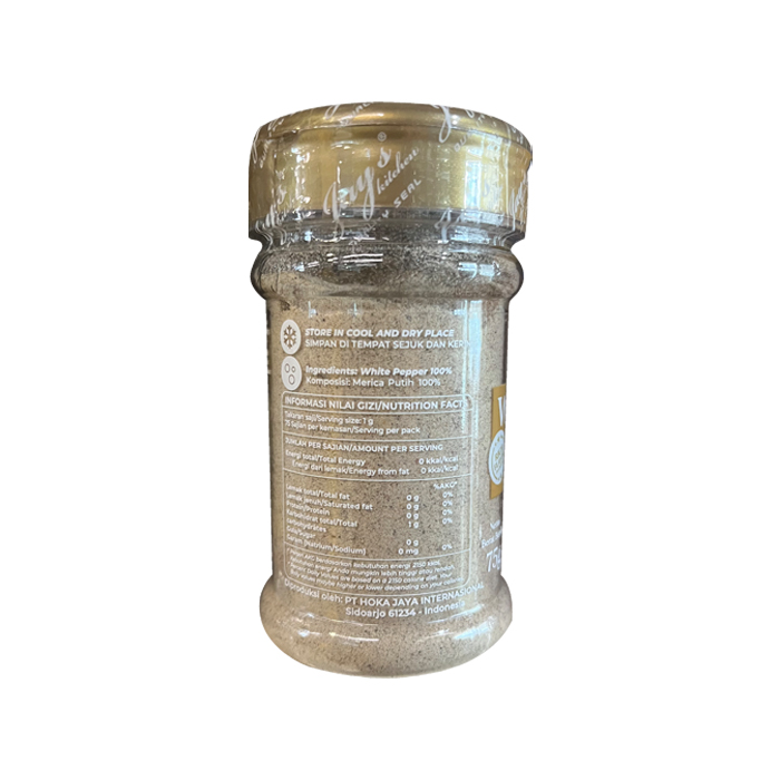 JAY'S White Pepper Ground 75gram Lada Putih Merica Putih Jay image 2