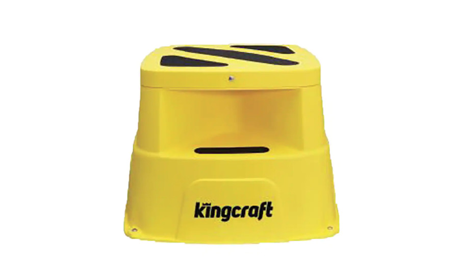 JBS Kingcraft Safety Step with Stoppers Yellow 150 Kg SWL, 50x50x36cm P/N. 04269047