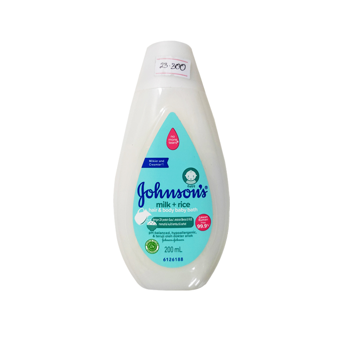 JOHNSON'S Baby Bath Milk & Rice 200ml