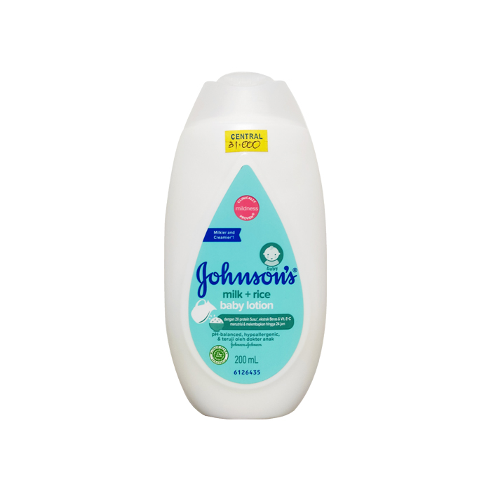JOHNSON`S Baby Lotion Milk & Rice