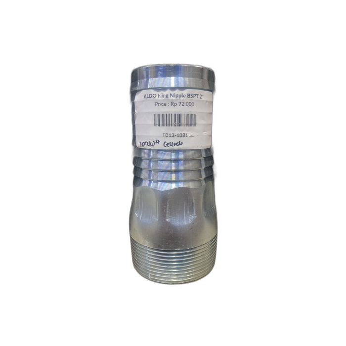 ALDO King Nipple Sambungan Selang Nozzle Gun BSPT 2" image 2