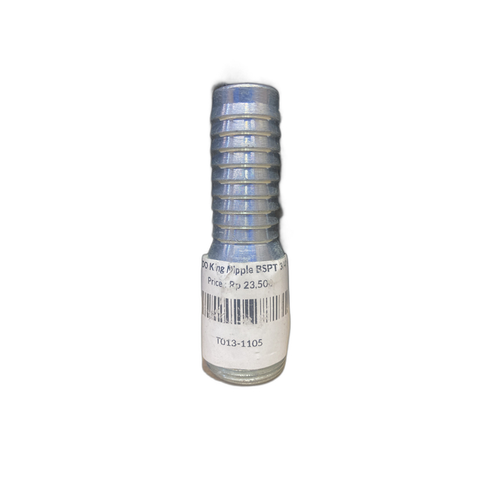 ALDO King Nipple Sambungan Selang Nozzle Gun BSPT 3/4" image 2