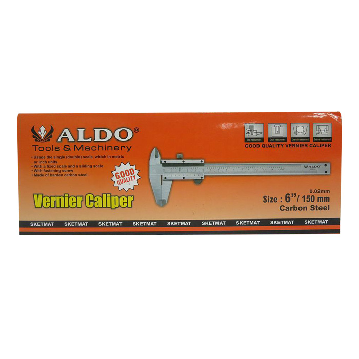 ALDO Sketmat  Vernier Caliper  6" SMT6 KW1