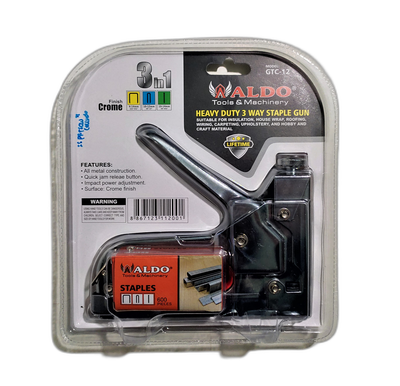 ALDO Stapler Gun Tucker 3 IN 1 Heavy Duty GTC-12 , 67-1231-1200