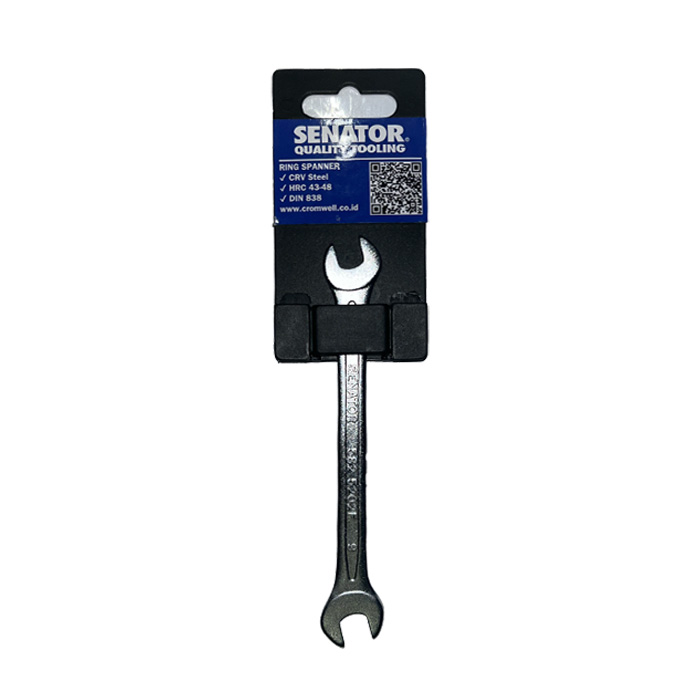 SENATOR Kunci Pas 6mm, 7mm, 8mm, 9mm, 12mm, 13mm, 14mm Open End Wrench Kunci Pas Chrome 15mm, 18mm, 19mm, 21mm, 23mm, 30mm, 32mm