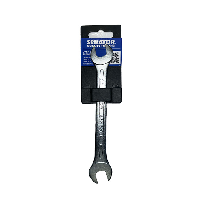 SENATOR Kunci Pas 6mm, 7mm, 8mm, 9mm, 12mm, 13mm, 14mm Open End Wrench Kunci Pas Chrome 15mm, 18mm, 19mm, 21mm, 23mm, 30mm, 32mm