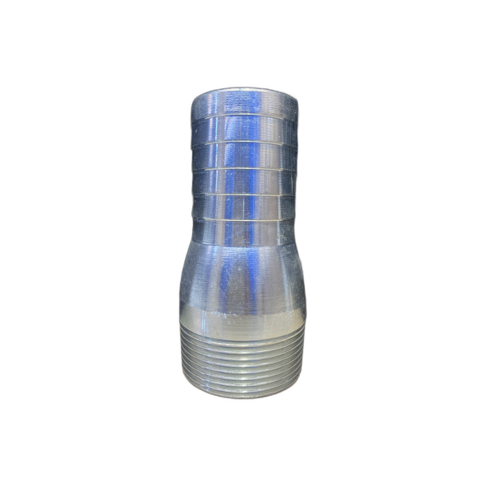 KING Nipple Galvanized Sambungan Selang Galvanis Sambungan Nozzle Gun Bensin Size 1-1/2"