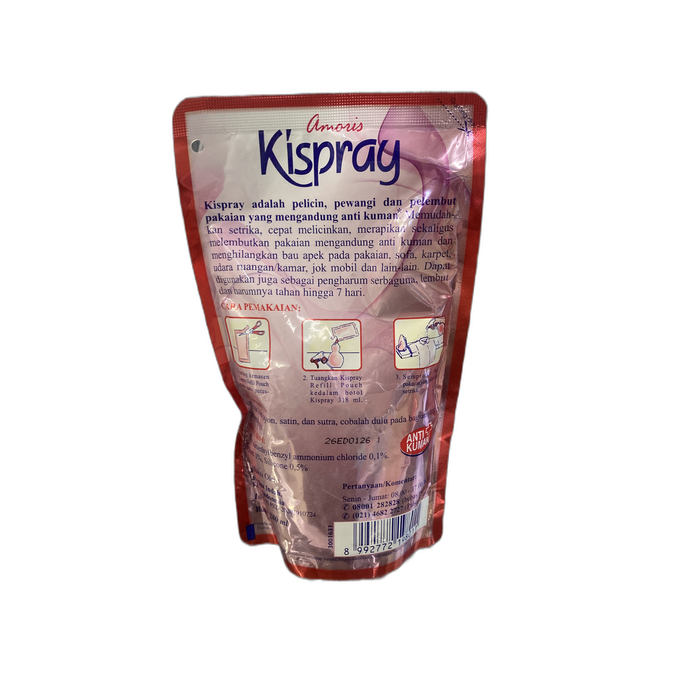 KISPRAY Pewangi Pakaian Amoris Refill 280ml Cairan Semprot Pakaian image 2