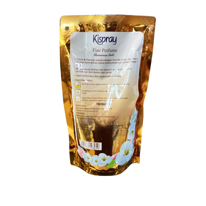 KISPRAY Pengharum Pelembut Pakaian Fine Perfume Gold Refill 280ml image 2