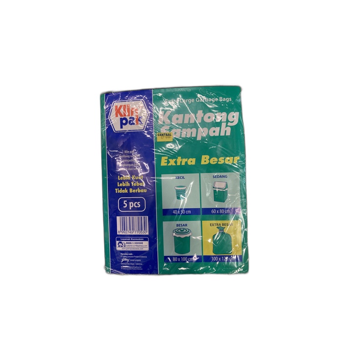KLINPAK Kantong Sampah Besar XL Kantong Plastik Trash Bag XL 100 x 120cm