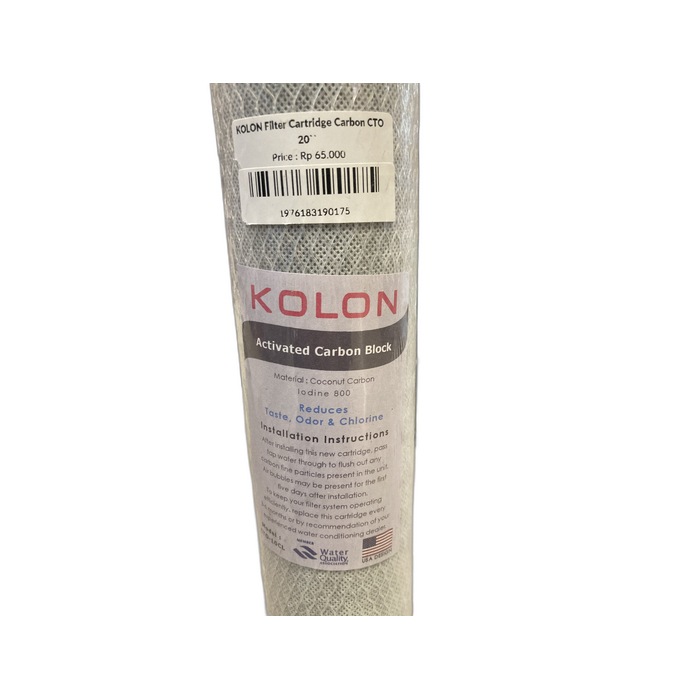 KOLON Penyaring Filter Cartridge Carbon CTO 20" Water Filter Saringan Air Karbon image 2
