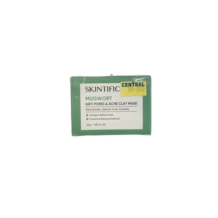 SKINTIFIC Mugwort Acne Clay Mask 55gr