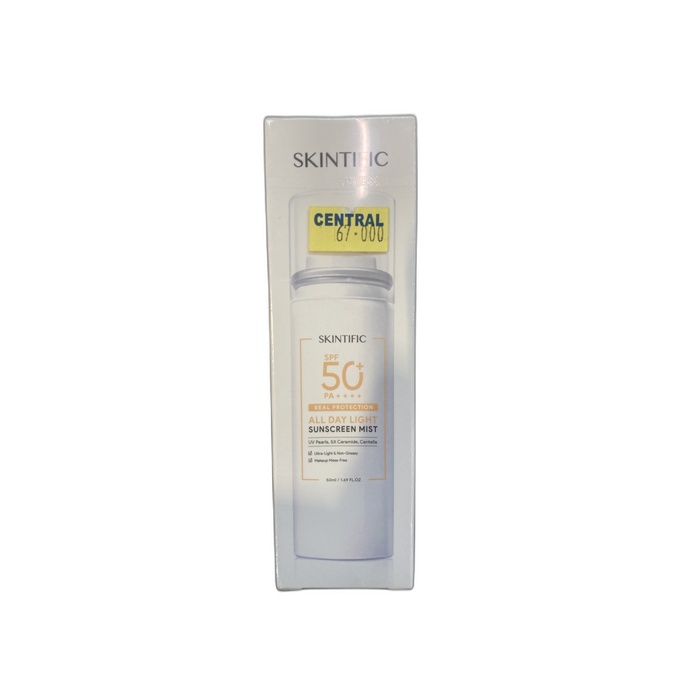 SKINTIFIC Sunscreen Mist SPF50+ 50ml