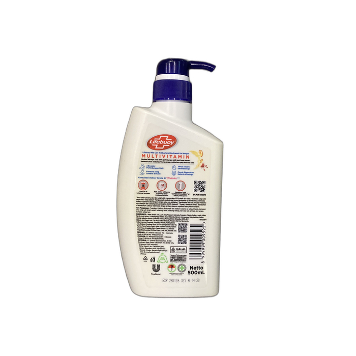 LIFEBUOY Sabun Body Wash Mild Care 500ml Sabun Mandi Membersihkan Bakteri Dan Kuman image 2