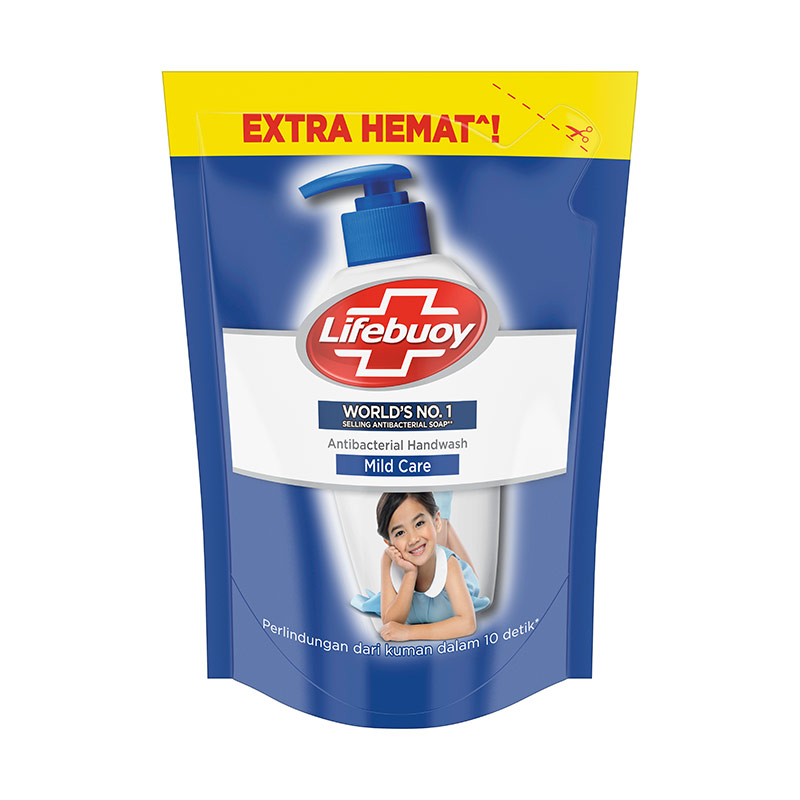LIFEBUOY Hand Wash Sabun Cuci Tangan Mild Care Refill 180ml