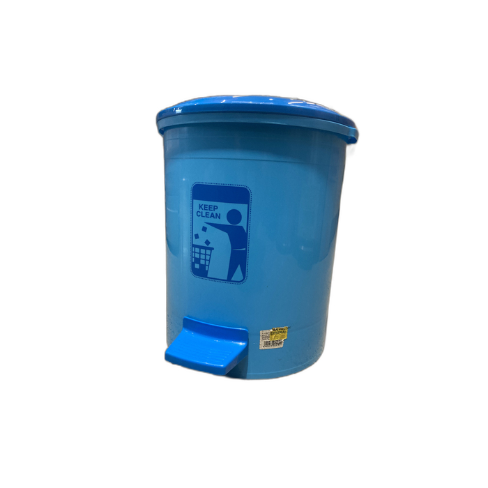LION STAR Tong Sampah Bertutup Injakan Kaki Pedal 10L Round Dustbin 10L Tempat Sampah Injak Kaki LION STAR C-11 image 2