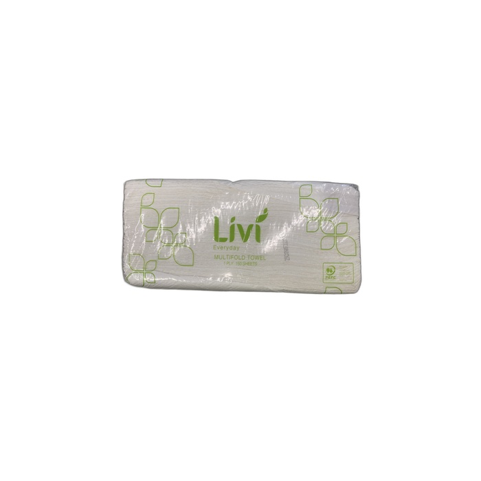 LIVI Tisu Wajah Evo Everyday 150 Lembar Smart Multifold Towel 150 Sheet