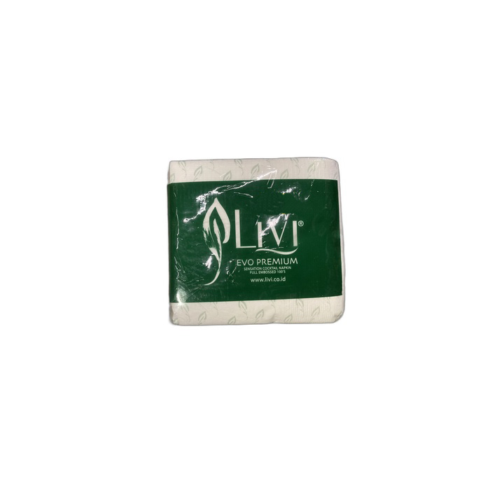 LIVI Evo Tisu Makan 100 Lembar Evo Sensation Napkin Cocktail 100 Sheet