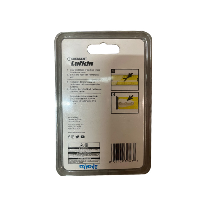 LUFKIN L616N Measuring Tape 3/4" x 16" Hi-Viz Orange Yellow Clad Power Return Meteran image 2
