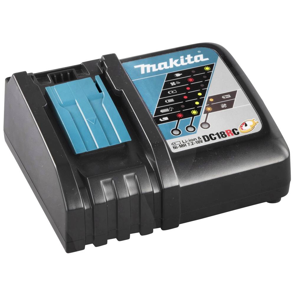 MAKITA 195584-2 Charger Baterai 18V 195584-2 Battery Charger 18V DC18RC, BDF444, 448 (195584-2)
