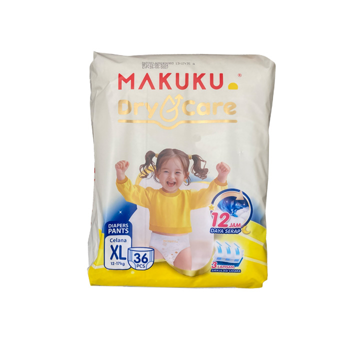 MAKUKU Popok Balita XL36 Diapers Dry Care Pants