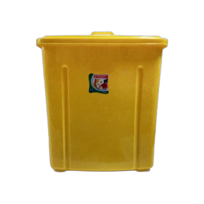 MASPION Dustbin Square Grey TRS-66 BT273 Tempat Sampah