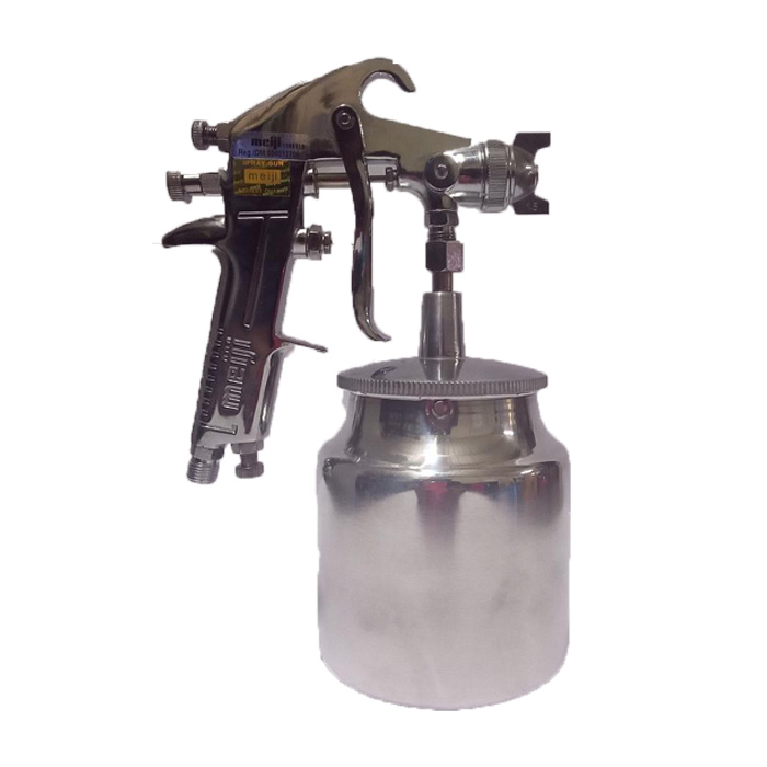 MEIJI Semprotan Cat Spray Gun F-75 Tabung Bawah Kapasitas 750ml untuk Mengecat atau Menyemprotkan Benda Cair