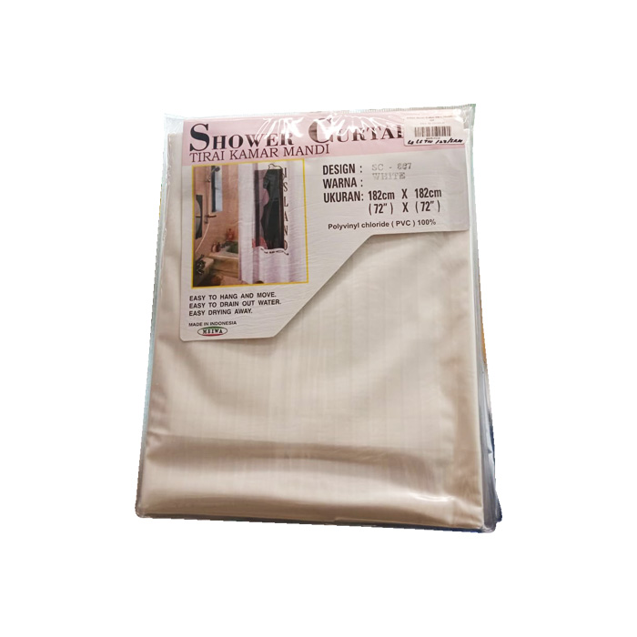 MEIWA Shower Curtain White 182x182cm SC-867