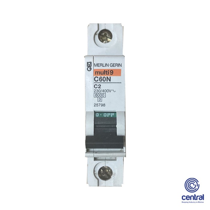 MERLIN GERIN C60N Miniature Circuit Breaker Saklar MCB 1 Phase 2A 400V
