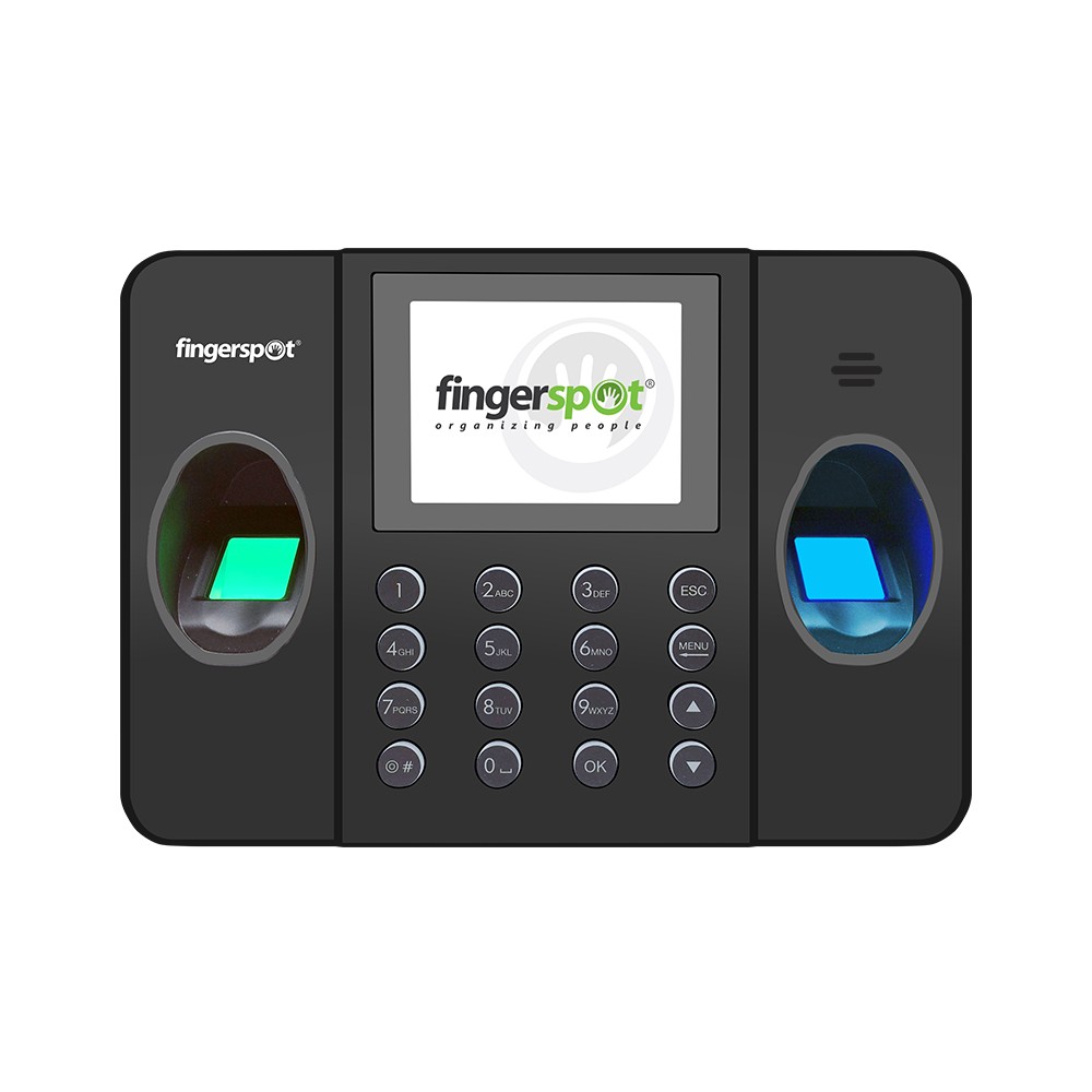 Mesin Absensi Fingerprint Fingerspot Time Attendance REVO Duo 158-BNC