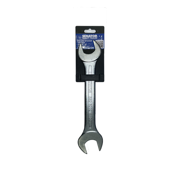 SENATOR Kunci Pas 6mm, 7mm, 8mm, 9mm, 12mm, 13mm, 14mm Open End Wrench Kunci Pas Chrome 15mm, 18mm, 19mm, 21mm, 23mm, 30mm, 32mm