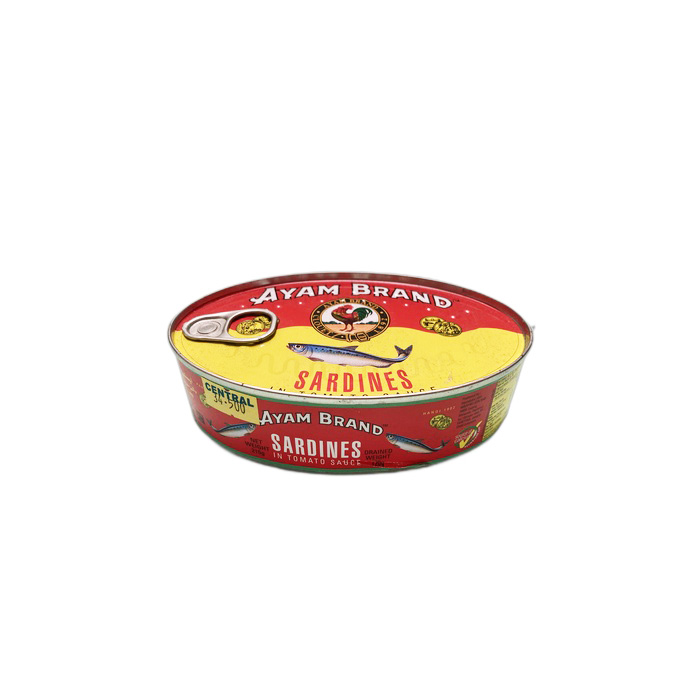 CAP AYAM Sarden Tomat Tidak Pedas Oval Sardines AYAM BRAND Tomato