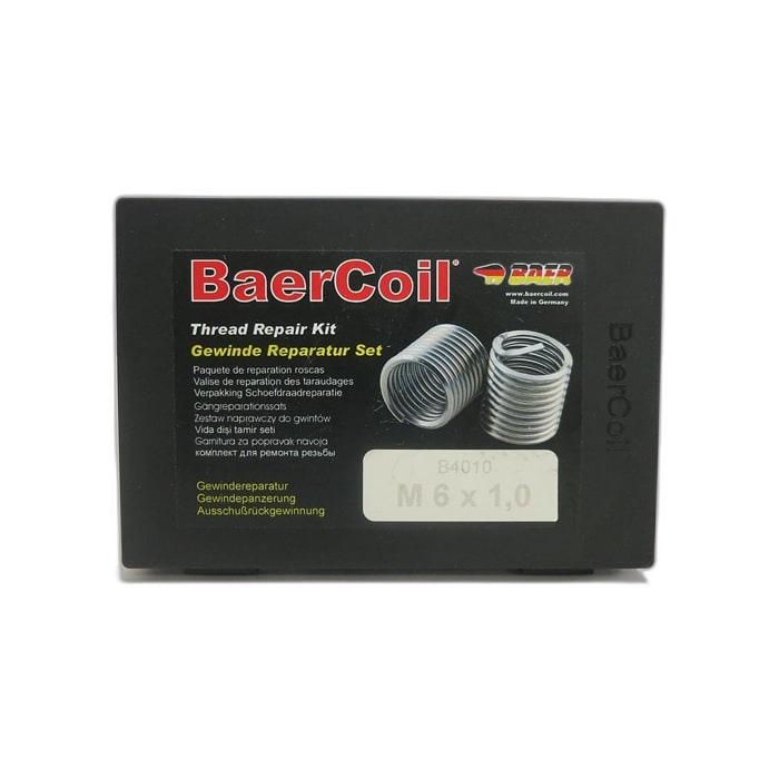 BAERCOIL Thread Repair Kit Set Alat Reparasi Perbaikan Ulir Baut Mur