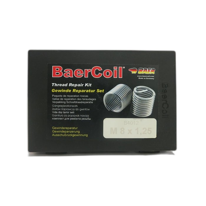 BAERCOIL Thread Repair Kit Set Alat Reparasi Perbaikan Ulir Baut Mur