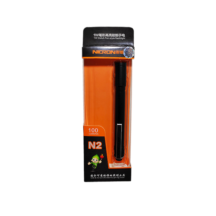 NICRON Pen Style Flashlight 1W 2AAA HMS N2
