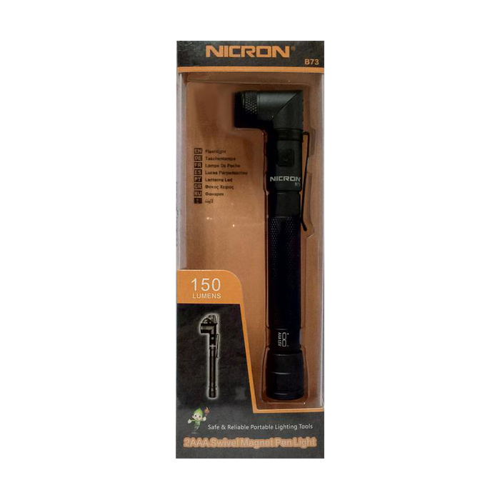 NICRON Senter Pen Flashlight Twist 3W B73