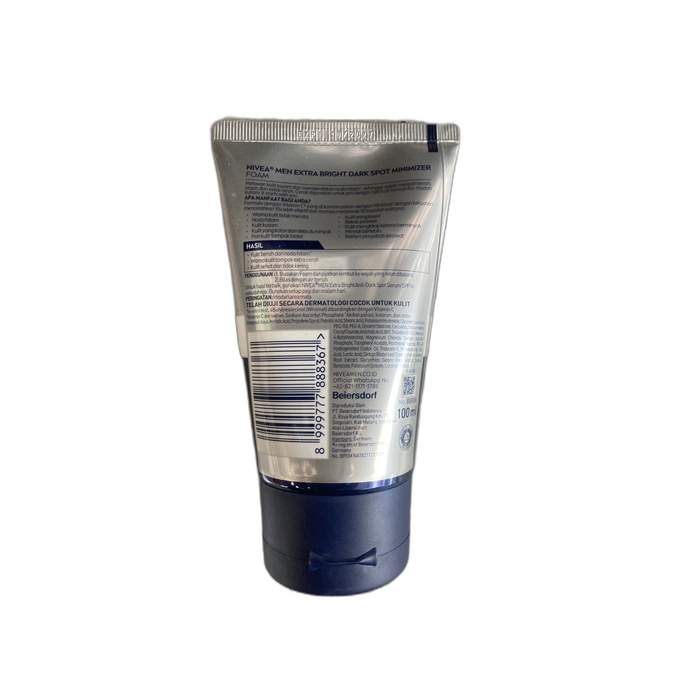 NIVEA Men Facial Foam Extra Bright Dark Spot Minimizer 100ml image 2