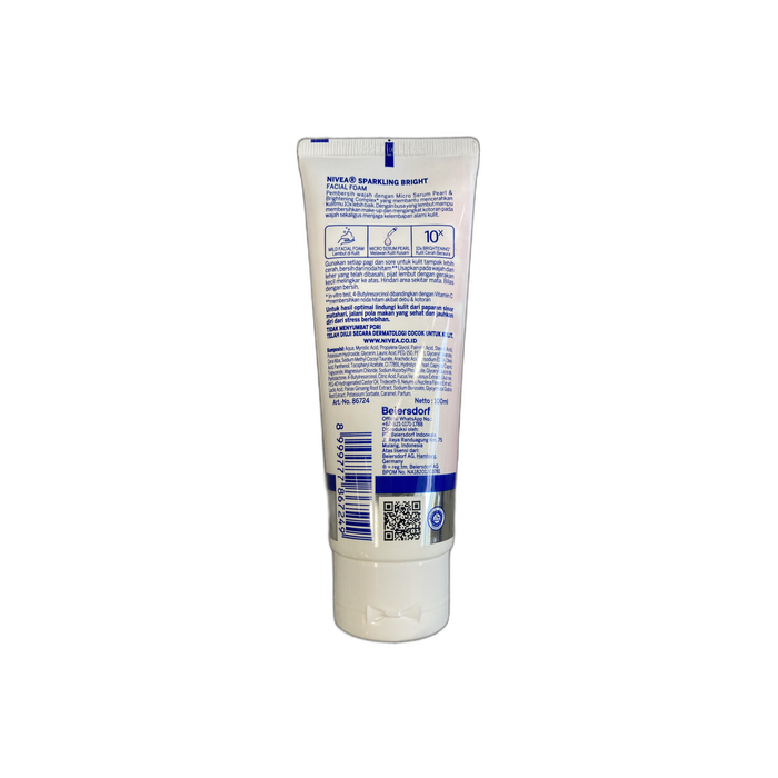NIVEA Facial Foam Sparkling White 100ml image 2