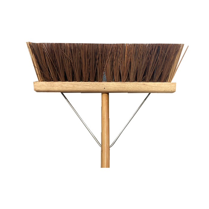 OATES B-32011FB Workshop Broom Sapu Workshop with Bamboo Handle & Metal Bracket Sapu Industrial Broom