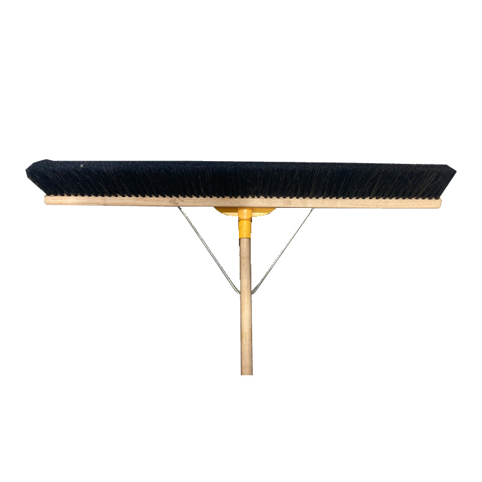OATES B-12118 Workshop Broom Sapu Workshop with Bamboo Handle & Metal Bracket Sapu Industrial Broom