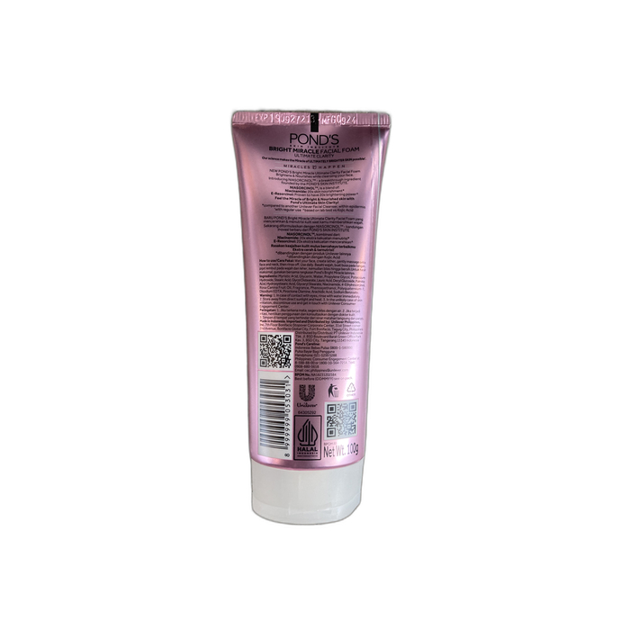 PONDS Facial Foam Niasorcinol Ultimate Clarity 100g image 2