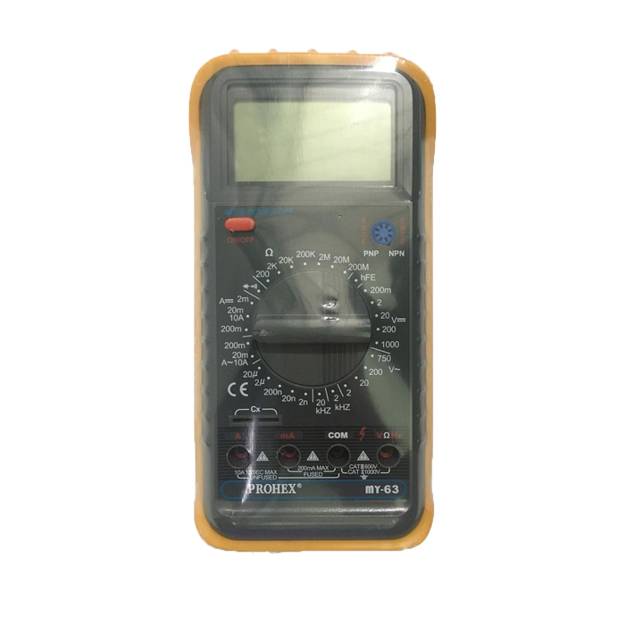 PROHEX Multimeter Tester Digital MY63 2370-004